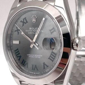 Superclone Rolex Datejust 41mm Rhodium Dial 126300 “Wimbledon” Jubileum