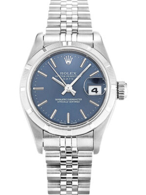 Replica Rolex Lady-Datejust 26mm Blue Dial 79190 photo review