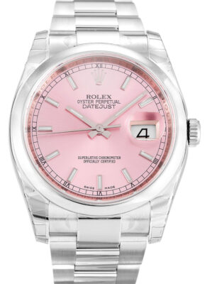 Replica Rolex Datejust 36mm Pink Dial 116200 photo review