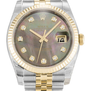 Rolex Datejust 36mm Nacre - Cadran noir 116233
