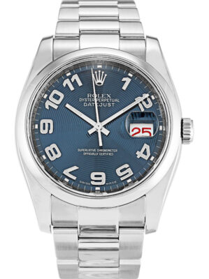 Replica Rolex Datejust 36mm Blue Concentric Dial 116200 photo review
