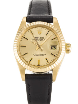 Replica Rolex Lady-Datejust 26mm Champagne Dial 6917 photo review