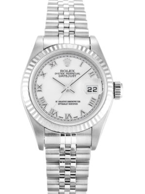 Replica Rolex Lady-Datejust 25mm White Dial 79174 photo review