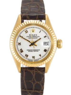 Replica Rolex Lady-Datejust 26mm White Dial 6916 photo review