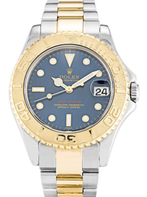 Replica Rolex Yacht-Master 35mm Blue Dial 168623 photo review