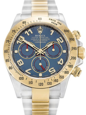 Replica Rolex Daytona 40mm Blue Dial 116523 photo review