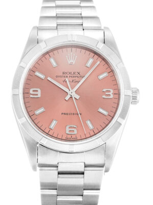 Replica Rolex Air-King 34mm Salmon Dial 14010M-2 photo review