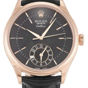 Rolex Cellini 39mm Zwarte Wijzerplaat 50525