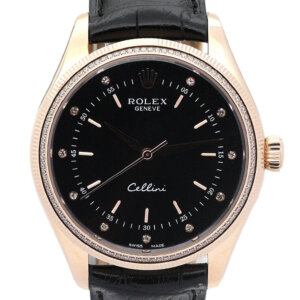 Rolex Cellini 39,5 mm met zwarte wijzerplaat 5310-2