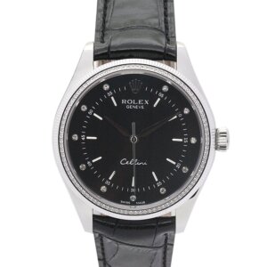 Rolex Cellini 39.5mm Zwarte Wijzerplaat 5310