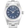 Rolex Oyster Perpetual Lady 24 mm blauwe wijzerplaat 76080