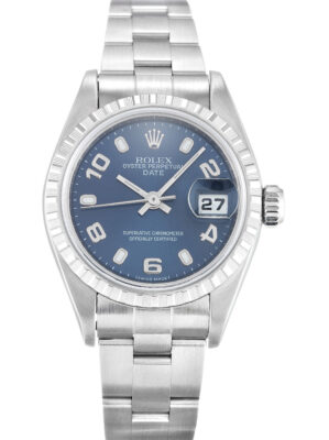 Replica Rolex Oyster Perpetual Lady 26mm Blue Dial 79240 photo review