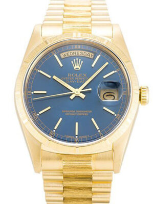 Replica Rolex Day-Date 36mm Blue Dial 18248 photo review