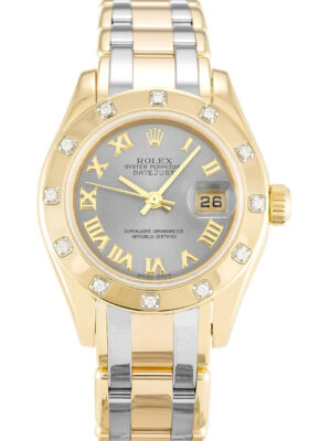 Replica Rolex Pearlmaster 28mm Rhodium Dial 80318 photo review