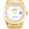 Rolex Day-Date 36 mm witte wijzerplaat 118238