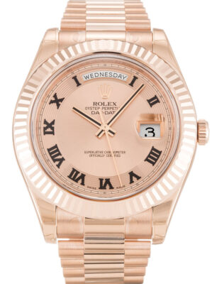 Replica Rolex Day-Date II 40mm Rose Dial 218235 photo review