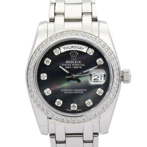 Rolex Day-Date 36 mm zwarte wijzerplaat 118346