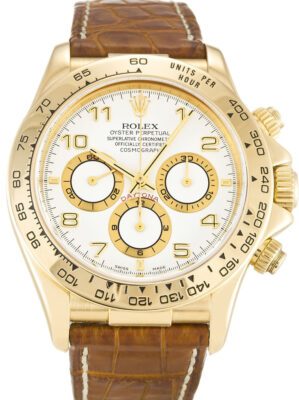 Replica Rolex Daytona 40mm White Dial 16518-2 photo review