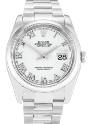 Replica Rolex Datejust 36mm White Dial 116200-2 photo review