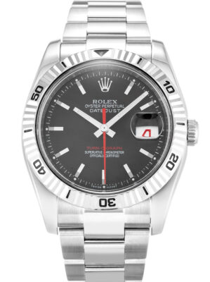Replica Rolex Datejust Turn-O-Graph 36mm Grey Dial 116264-2 photo review