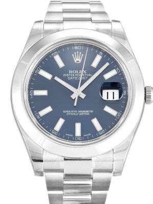 Replica Rolex Datejust II 41mm Blue Dial 116300 photo review