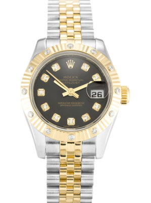 Replica Rolex Lady-Datejust 26mm Champagne Dial 179313-3 photo review