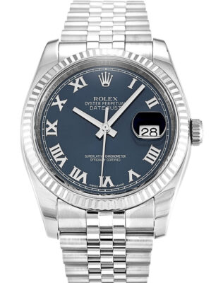 Replica Rolex Datejust 36mm Blue Dial 116234 photo review