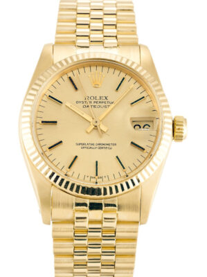 Replica Rolex Datejust Mid-Size 30mm Champagne Dial 6827 photo review