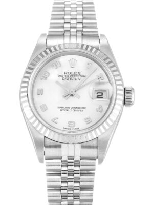 Replica Rolex Lady-Datejust 25mm White Dial 79174 photo review