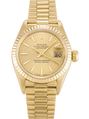 Replica Rolex Lady-Datejust 26mm Champagne Dial 69178 photo review