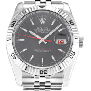 Rolex Datejust Turn-O-Graph 36mm Grijs Wijzerplaat 116264