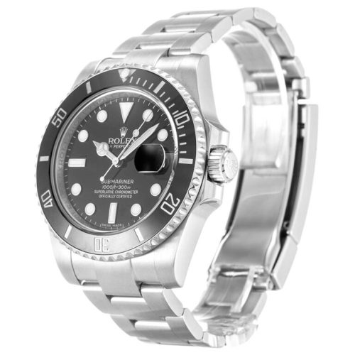 Replica Rolex Submariner 40mm Black Dial 116610LN photo review