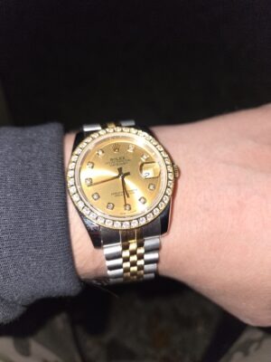 Replica Rolex Datejust 36mm Champagne Dial 116243 photo review