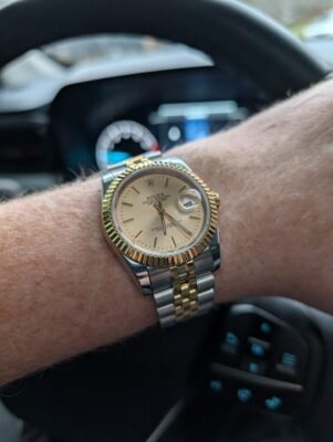 Replica Rolex Datejust 36mm Champagne Dial 16013 photo review