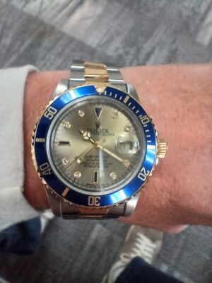 Replica Rolex Submariner 42mm Gold Dial rl55 photo review