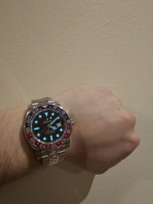 Replica Rolex GMT-Master II 40mm 126710BLRO “Pepsi” Oyster photo review