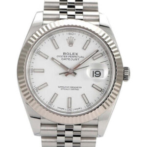 Rolex Datejust 41mm Witte Wijzerplaat 126334 Jubileum Flutted