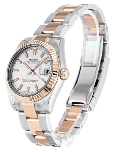 Replica Rolex Datejust Mid-Size 31mm Silver Dial 178271 photo review