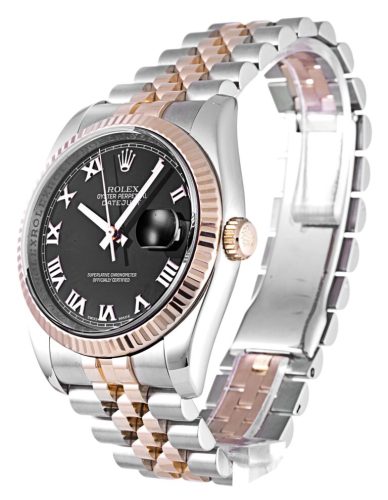 Replica Rolex Datejust 36mm Black Dial 116231 photo review