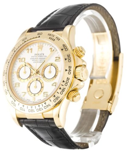 Replica Rolex Daytona 40mm White Dial 16518 photo review