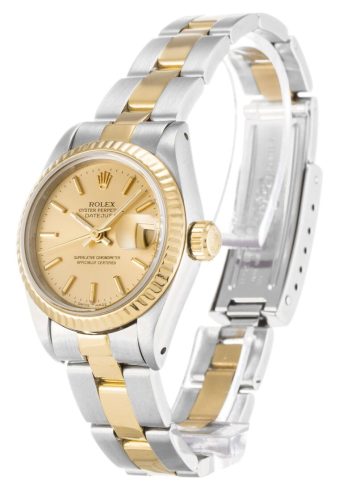 Replica Rolex Lady-Datejust 26mm Champagne Dial 69173 photo review