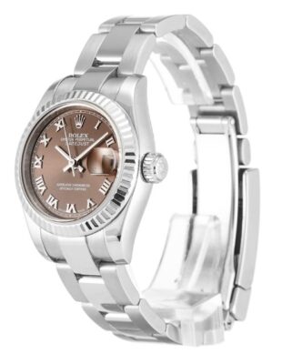 Replica Rolex Lady-Datejust 26mm Bronze Dial 179179 photo review