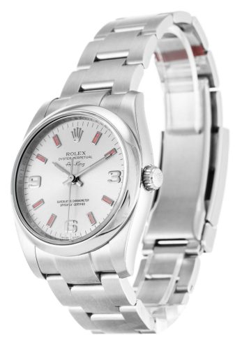 Replica Rolex Air-King 34mm White Dial 114200-2 photo review