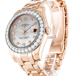 Rolex Pearlmaster 34 mm parelmoeren wijzerplaat 81285
