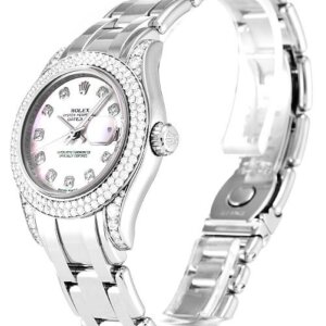 Rolex Pearlmaster 36 mm parelmoer – roze wijzerplaat 80359
