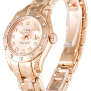 Rolex Pearlmaster 29 mm roze wijzerplaat 80315