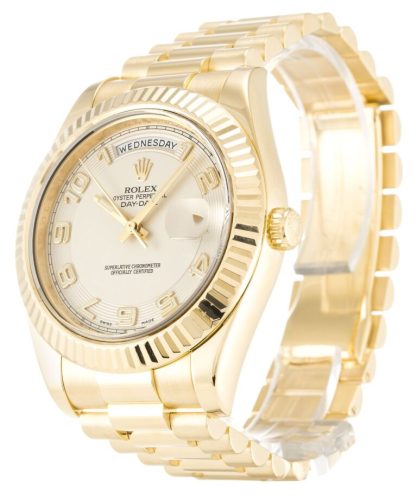 Replica Rolex Day-Date II 40mm Ivory Dial 218238 photo review