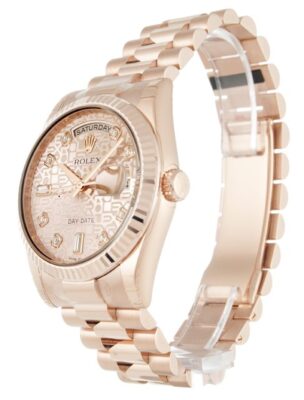 Replica Rolex Day-Date 36mm Rose Dial 118235 F photo review