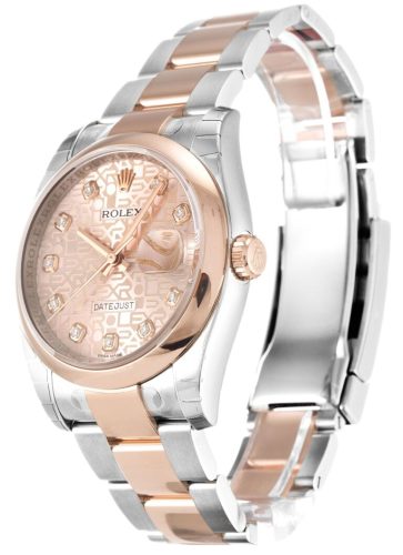 Replica Rolex Datejust 36mm Rose Dial 116201 photo review
