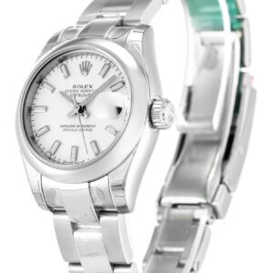 Rolex Lady-Datejust 26mm Witte Wijzerplaat 179160